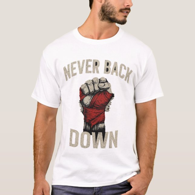 Faust der Herausforderung T-Shirt (Vorderseite)