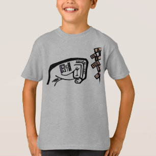 Faust des Glaubens kühne Schwarz und Weiß Zeichn T-Shirt