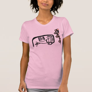 Faust des Glaubens Moderne Schwarz, Weiß mit Farbe T-Shirt