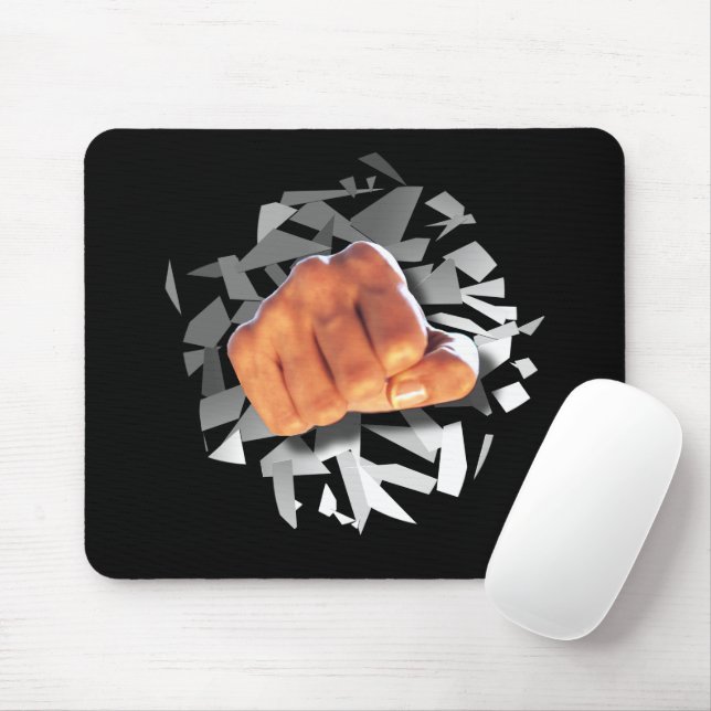 Faust durchstechen! mousepad (Mit Mouse)