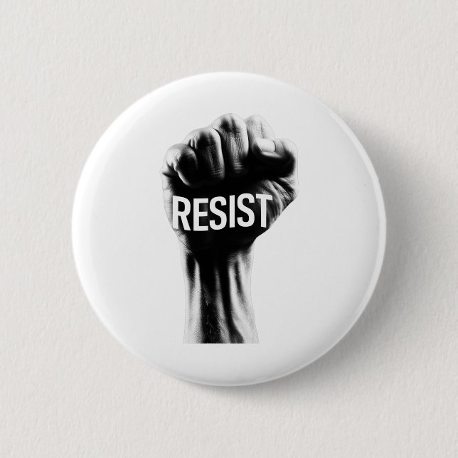 Faust halten button (Vorderseite)
