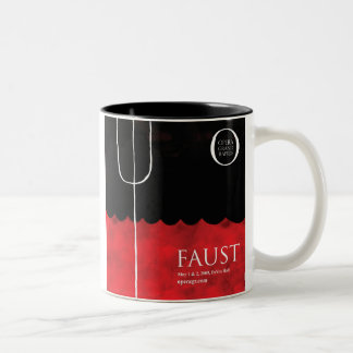 Faust-Kaffee-Tasse Zweifarbige Tasse
