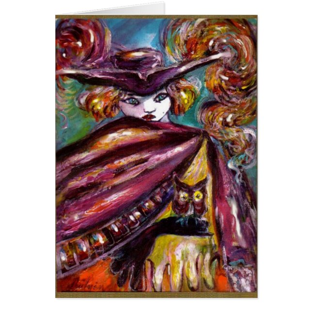 FAUST / Masque mystérieux avec Tricorne et Chouett (Devant)