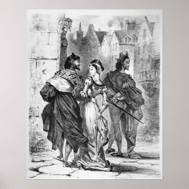 Faust Meeting Marguerite Poster (Vorne)