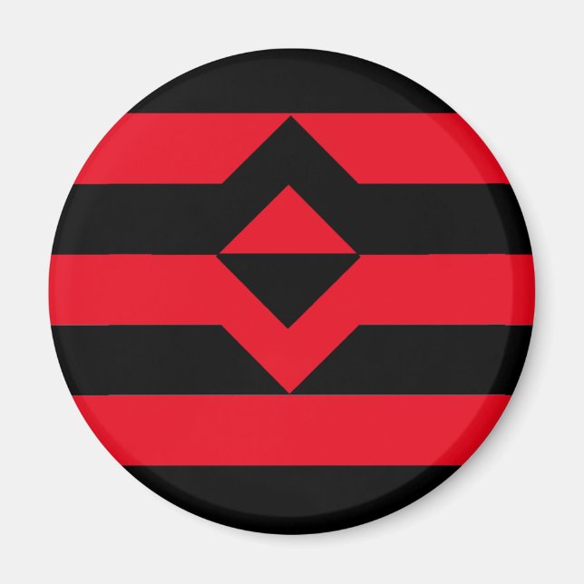 Faust Stolz Flagge Magnet (Vorne)