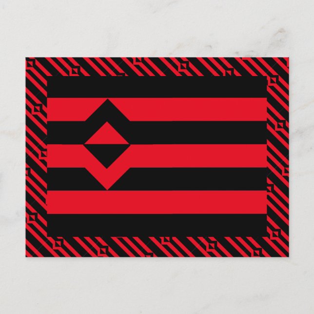 FAUST-STOLZ-FLAGGE POSTKARTE (Vorderseite)