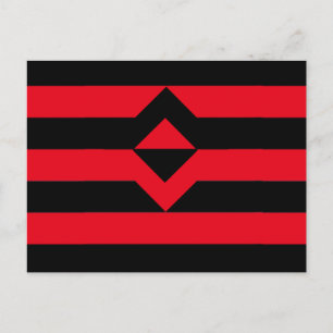 Faust Stolz Flagge Postkarte