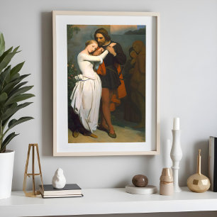 Faust und Margarete im Garten von A. Scheffer Poster