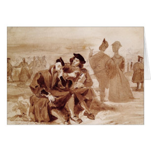 Faust und Wagner im Gespräch herein