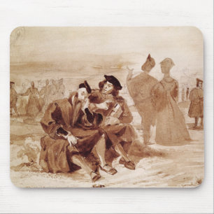 Faust und Wagner im Gespräch herein Mousepad