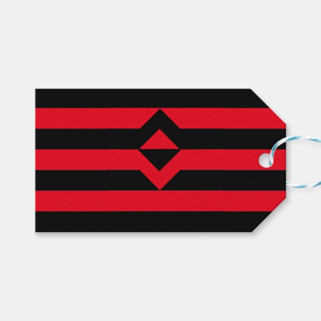 Faustdruckmarkierung Geschenkanhänger (Vorderseite (Horizontal))