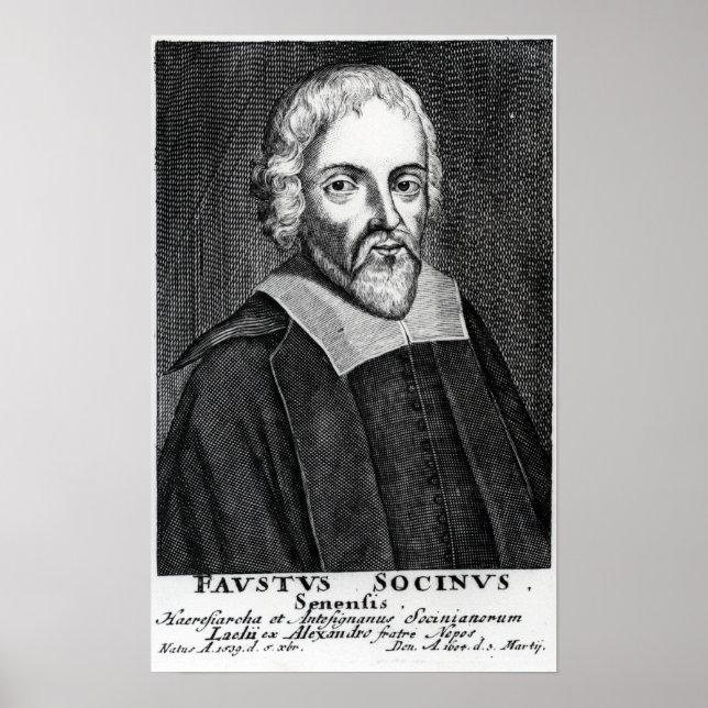 Fausto Sozzini Poster (Vorne)