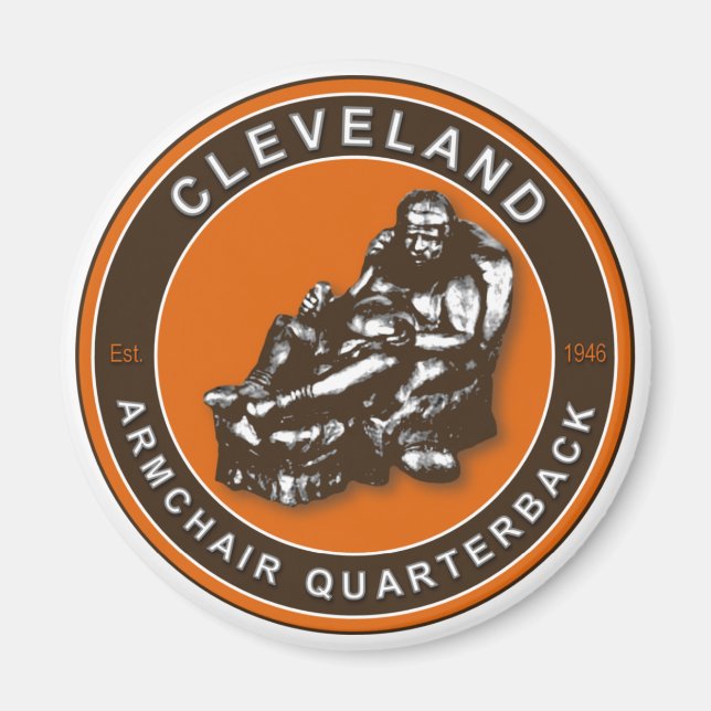 Fauteuil QB Cleveland Football Magnet (Devant)