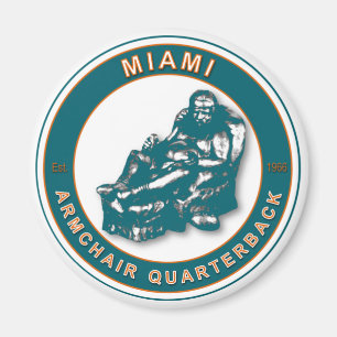 Fauteuil QB Miami Football Magnet