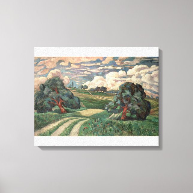 Fauve Landschaft Leinwanddruck (Vorderseite)