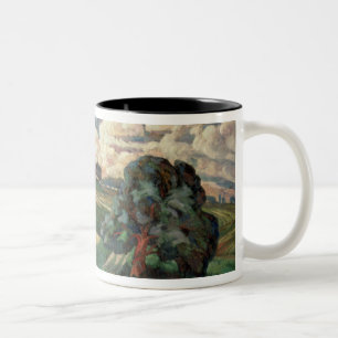 Fauve Landschaft Zweifarbige Tasse