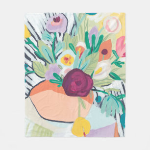 Fauvist Floral II Fleecedecke