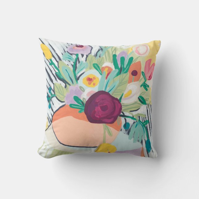 Fauvist Floral II Kissen (Vorderseite)