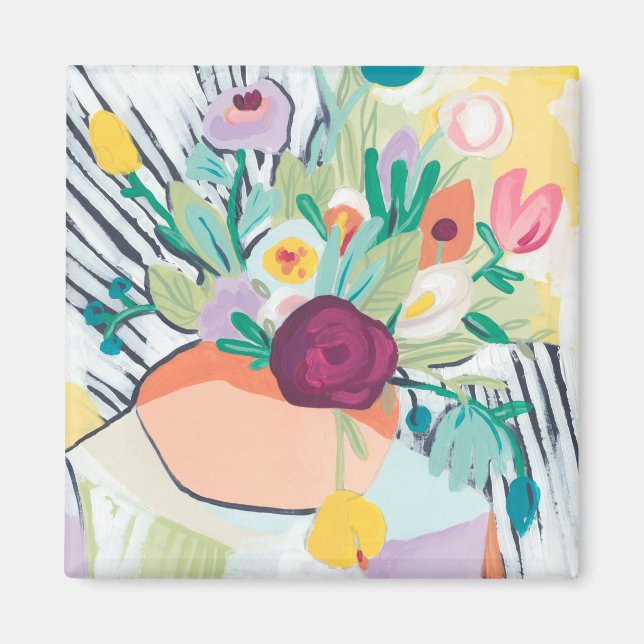 Fauvist Floral II Magnet (Vorne)