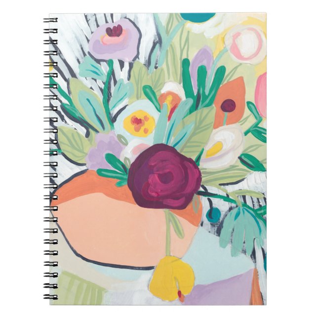 Fauvist Floral II Notizblock (Vorderseite)