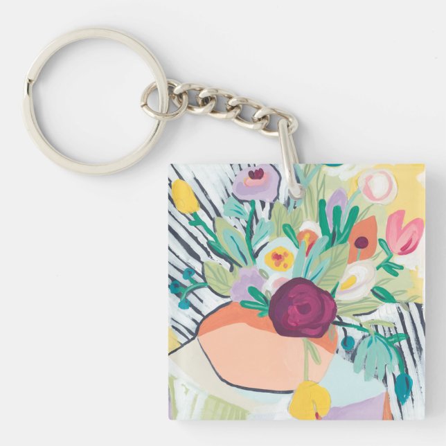 Fauvist Floral II Schlüsselanhänger (Vorderseite)
