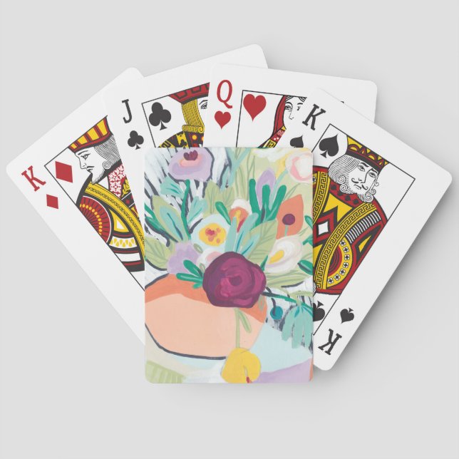 Fauvist Floral II Spielkarten (Rückseite)
