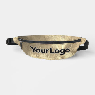 Faux 24K Gold Leaf Glam Luxury Business Logo