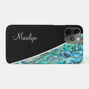 Faux-Abalone-Paua-Schalen-Monogramm-Stil Case-Mate iPhone Hülle