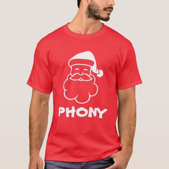 FAUX anti T-shirt de Noël du père noël | (Devant)