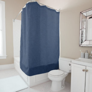 Faux Blue Jeans Fabric Douche rideau