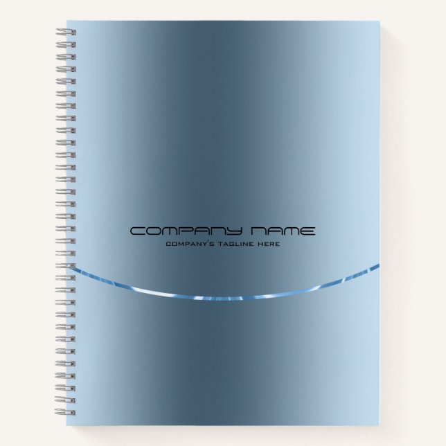 Faux Carnet en acier inoxydable métallique (Devant)