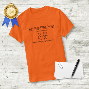 Faux Certified BBQ Juge TShirt