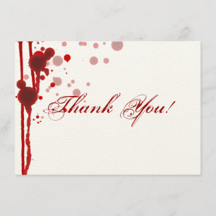 Faux de Merci de mariage de Halloween de vampire