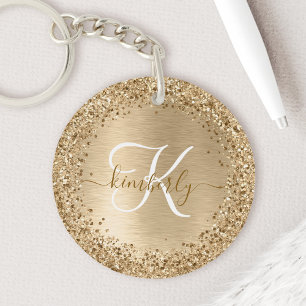 Faux Gold brossé Parties scintillant métallique Im