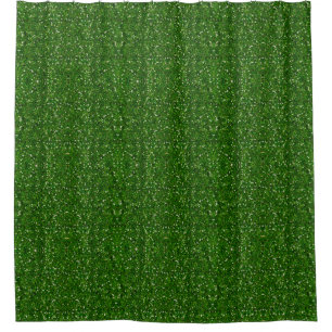 Faux Green Parties scintillant Douche rideau
