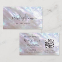 FAUX Holografischer Visagisten-Monogramm