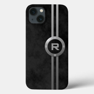 Faux-Metall-Dekor Schwarz gesprenkelt Case-Mate iPhone Hülle