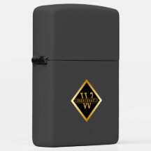Faux Monogramme Or – Noir & Or