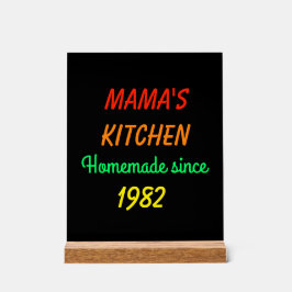 FAUX Neon Retro Style cuisine maison de maman