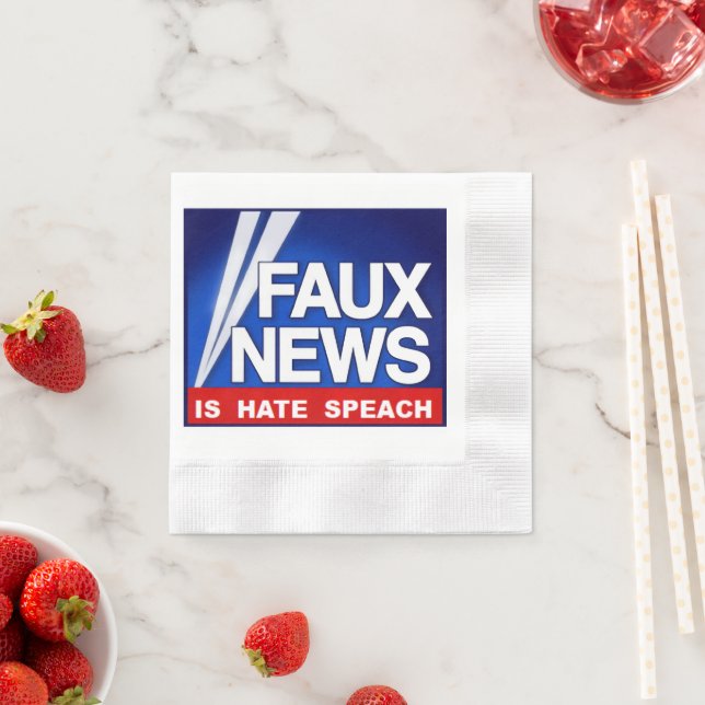 Faux News Serviette (Beispiel)