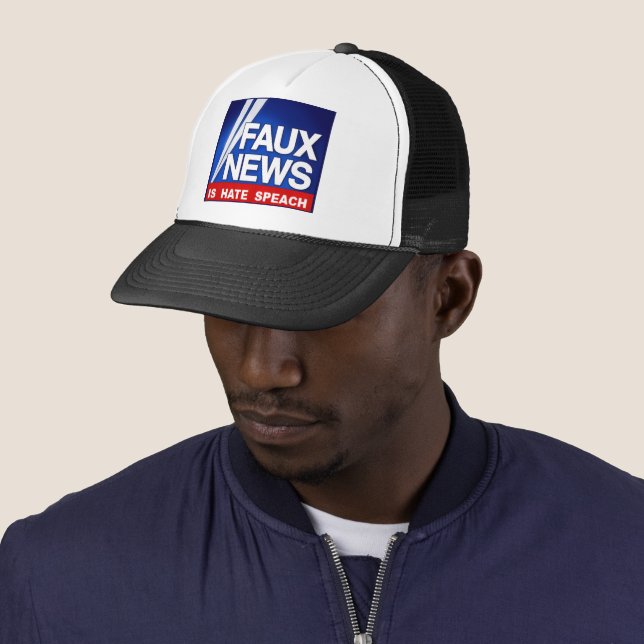 Faux News Truckerkappe (Beispiel)