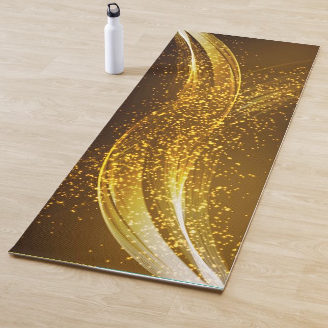Faux or lite onde dynamique tapis de yoga (En situation)