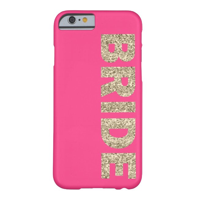 Faux Parties scintillant mariée iPhone 6 Coque en  (Dos)
