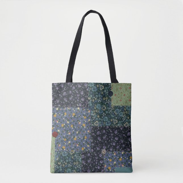 Faux Quilé Sur Tout Le Sac fourre-tout D'Impressio (Devant)
