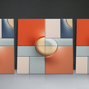 Faux-Relief-Glasur-Minimalist-Illusions-Homedekor Fliese