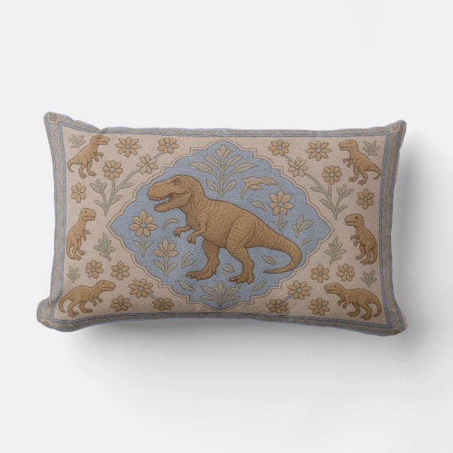 Faux-Turkish Style Tyrannosaurus Rex Kissen Für Draußen (Vorderseite)