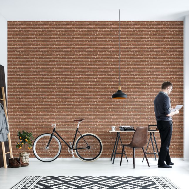 Faux Vieux Mur Brown en briques (Salon)