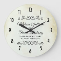Faux Vintage Parchment Simple & Elegant Wedding