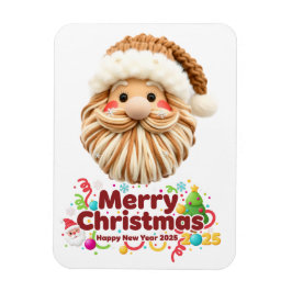 faux yarn pattern, notch-hook style, textured magnet