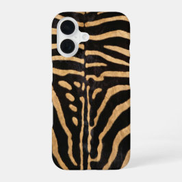 Faux Zebra Skin iPhone 16 Hülle